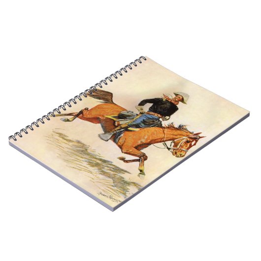 Klassiek Militair, Een Cavalerie Officier door Rem Notitieboek (Linkerzijde)