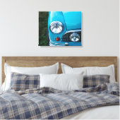 Klassiek Mini Austin Canvas Afdruk (Insitu (Slaapkamer))