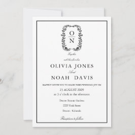 klassiek minimalistisch eenvoudig qr formeel elega kaart