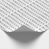 Klassiek Minimalistisch Professioneel Eenvoudig Cadeaupapier (Hoek)