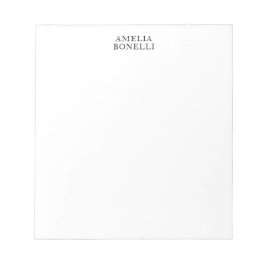 Klassiek Minimalistisch Professioneel Eenvoudig Vo Notitieblok