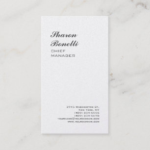 Klassiek Minimalistische Professionele Premium Par Visitekaartje