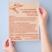 Klassiek model, plastische chirurg, plastische chi flyer (Hand)