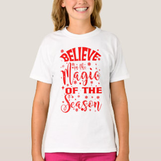 Klassiek Modern Geloof in het magische eenvoudige T-shirt