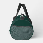 Klassiek Modern Minimaal Donkergroen Wit Monogram  Plunjezak (Rechts)