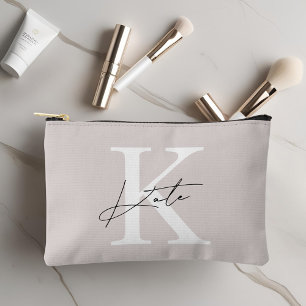 Klassiek modern monogram bruidsmeisje cadeau etui