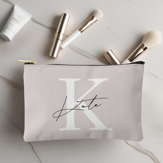 Klassiek modern monogram bruidsmeisje cadeau etui