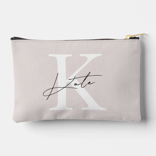 Klassiek Modern Monogram bruidsmeisje Gift Etui (Achterkant)