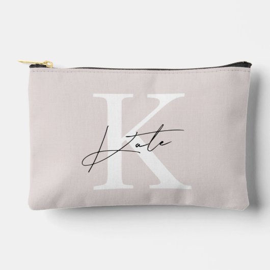 Klassiek Modern Monogram bruidsmeisje Gift Etui (Voorkant)