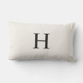 Klassiek Modern Monogram Buitenkussen (Achterkant)
