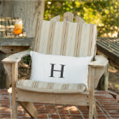 Klassiek Modern Monogram Buitenkussen (Stoel)
