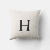 Klassiek Modern Monogram Buitenkussen (Achterkant)