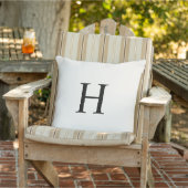 Klassiek Modern Monogram Buitenkussen (Stoel)