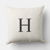 Klassiek Modern Monogram Buitenkussen (Achterkant)