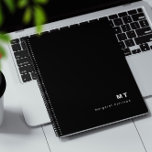 Klassiek modern monogram Initiaal Planner<br><div class="desc">Een monogram initiaal planner. Deze planner heeft een klassieke moderne look met initialen en een naam. Alle tekst is aanpasbaar en kan worden vervangen door elke tekst naar keuze.</div>
