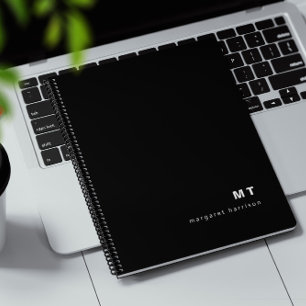 Klassiek modern monogram Initiaal Planner