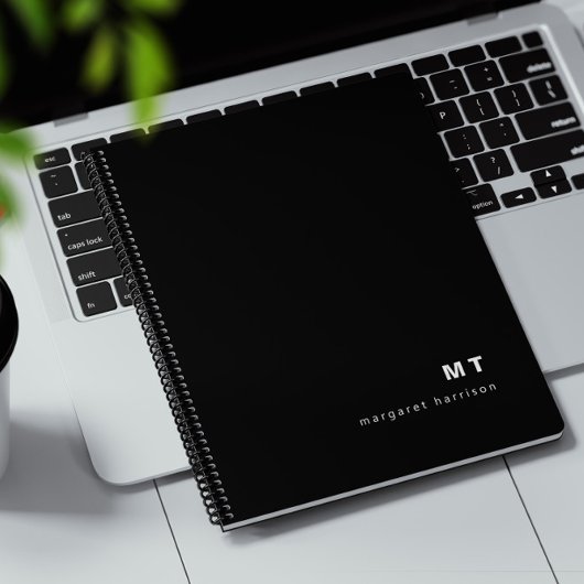 Klassiek modern monogram Initiaal Planner
