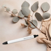 Klassiek modern schrift zwarte inkt pen