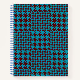 Klassiek Modern Tatan Plaid Blauw & Bruin Notitieboek