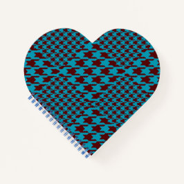 Klassiek Modern Tatan Plaid Blauw & Bruin Notitieboek