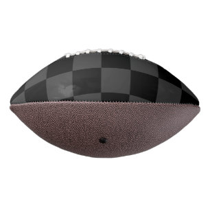 Klassiek Modern Zwart & Rokerig Zwart Checkerboard American Football