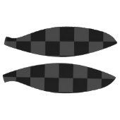 Klassiek Modern Zwart & Rokerig Zwart Checkerboard Basketbal (Panelen)