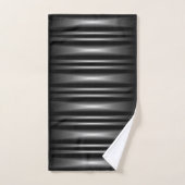Klassiek modern zwart-wit patroon bad handdoek (Handdoek)