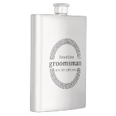 Klassiek moderne gepersonaliseerde vrijgezellenfee flacon (Rechts)