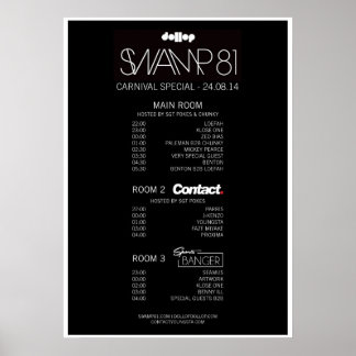 klassiek moeras-poster poster