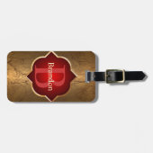 Klassiek Monogram Bagagelabel (Voorkant horizontaal)