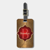 Klassiek Monogram Bagagelabel (Voorkant verticaal)