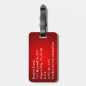 Klassiek Monogram Bagagelabel (Achterkant verticaal)