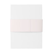 Klassiek Monogram Blush Roze Blauw Bruiloft Uitnodigingen Wikkel (Achterkant Voorbeeld)