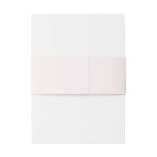 Klassiek Monogram Blush Roze Blauw Bruiloft Uitnodigingen Wikkel (Achterkant Voorbeeld)