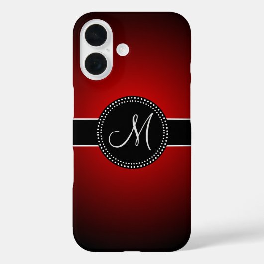 klassiek monogram Case-Mate iPhone case (Achterkant)