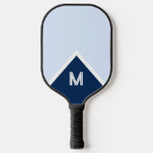 Klassiek monogram elegant pickleball paddle (Voorkant)