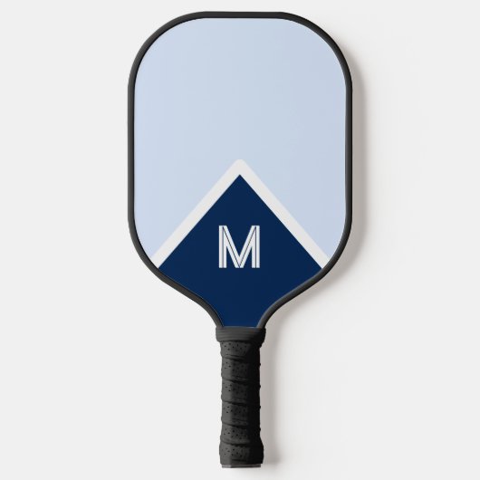 Klassiek monogram elegant pickleball paddle (Voorkant)