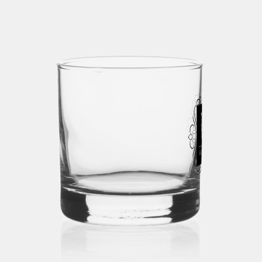 Klassiek Monogram Fancy Lijst Custom Whisky Glas (Rechts)