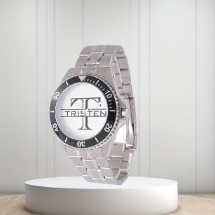 Klassiek Monogram Gift Horloge