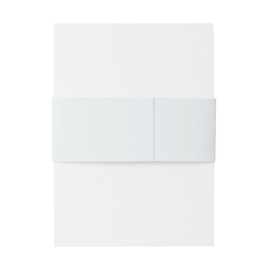 Klassiek monogram kam bord cool grijs uitnodigingen wikkel (Achterkant Voorbeeld)