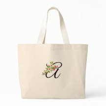 Klassiek monogram rode witte bloem moeder cadeau
