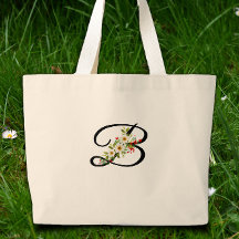 Klassiek monogram rode witte bloem moeder cadeau