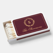 Klassiek Monogram Rood Custom Kersthuis