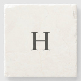 Klassiek Monogram Stenen Onderzetter