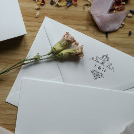 Klassiek Monogram | Trouw Monogram Zelfinktende Stempel
