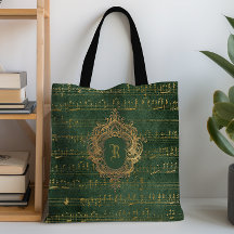 Klassiek Monogram Wapenschild Muziekmuziekhandschr