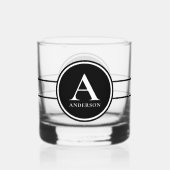 Klassiek monogram whiskyglas whisky glas (Achterkant)