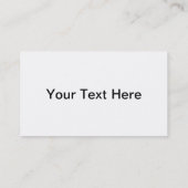 Klassiek monogram ~ zwart-wit krijtstreep visitekaartje (Achterkant)