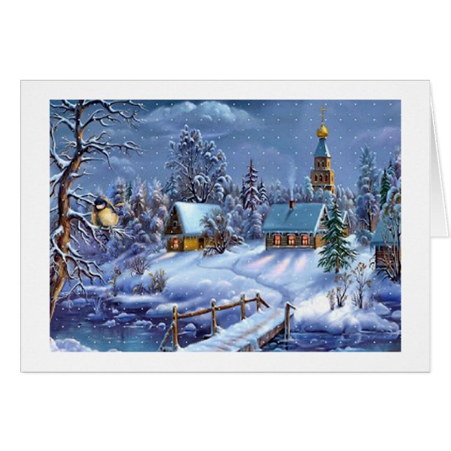 Klassiek, mooi kerstcadeautje afbeelding (Voorkant Horizontaal)