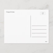 Klassiek, mooi kerstcadeautje afbeelding feestdagenkaart (Achterkant)